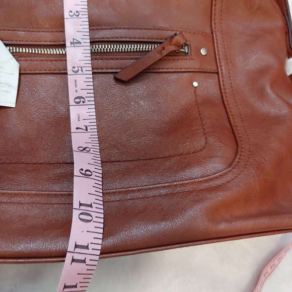 INC International Concepts Riverton Hobo Bag Brown Purse - Picture 10 of 12